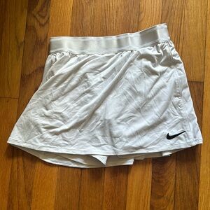 Nike drifit white skirt